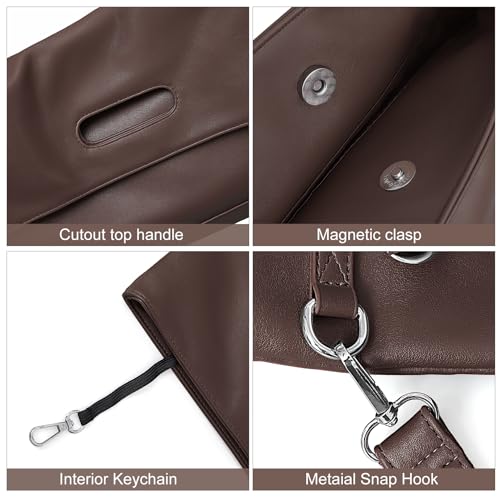 Image of Large Convertible Hobo Purse Tote Bags for Women Shoulder Handbag | 3 in 1 Crossbody Everyday Bag, Adjustable Strap, Soft Vegan Leather,College, Work , Shopping, Travel
