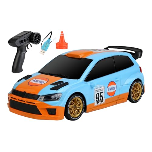 Voiture de drift RC avec phares LED et châssis ABS robuste pour circuit