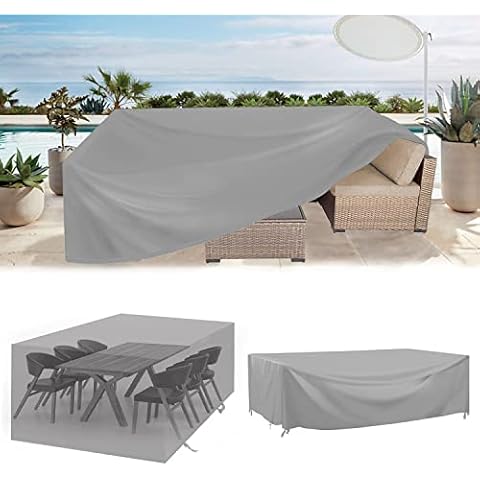 COONE Garden Furniture Covers Rectangular Patio Waterproof Patio Table Cover Cover