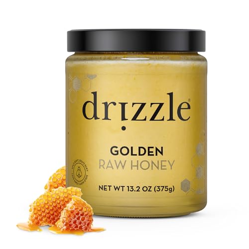 Miel Cruda Natural Drizzle Golden 375 g