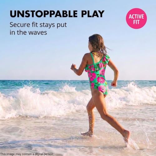 Image of Kanu Surf Girls Morgan Floral Ruffle 1-Shoulder 1-piece Swimsuit