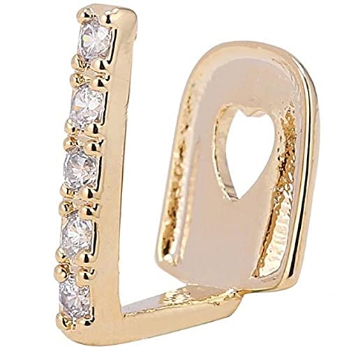 Ayrsjcl Gless Dents Hip Hop Get Grils Punk Dents Casquettes Cosplay Party Party Dent Rapper Funny Bijoux Cadeau, Or, Taille unique