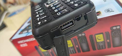 Image of KECHAODA K80 KEYPAD Mobile Phone 2.8 INCH Screen Size Bluetooth Camera with DJ Light 5400 MAH Battery Big Battery MP3 MP4 INBUILT Power Bank