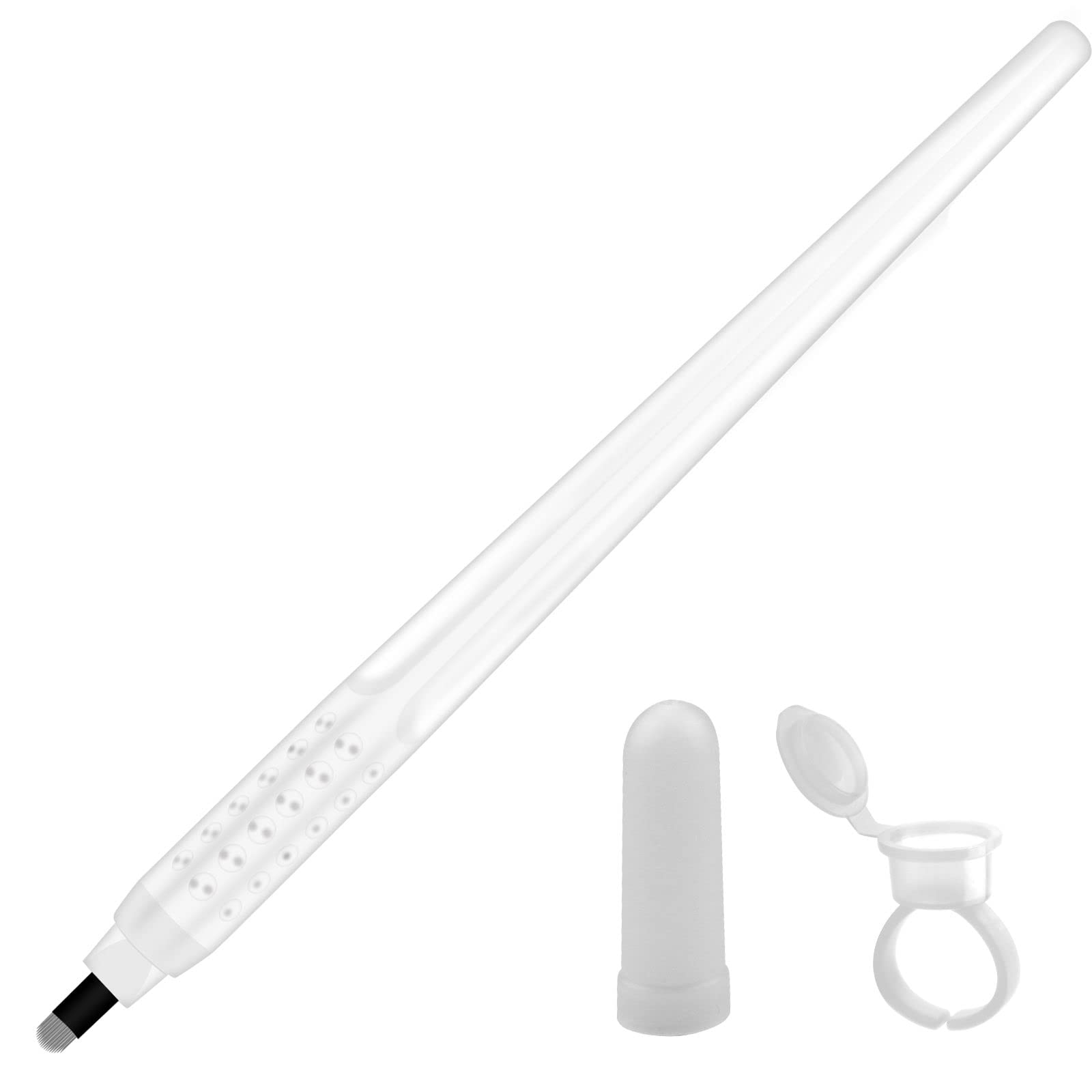 10 Tebori Desechable Microblading 18u 0.18 mm Las Agujas Clásicas se Suministran con un Anillo (U18-0.18mm)