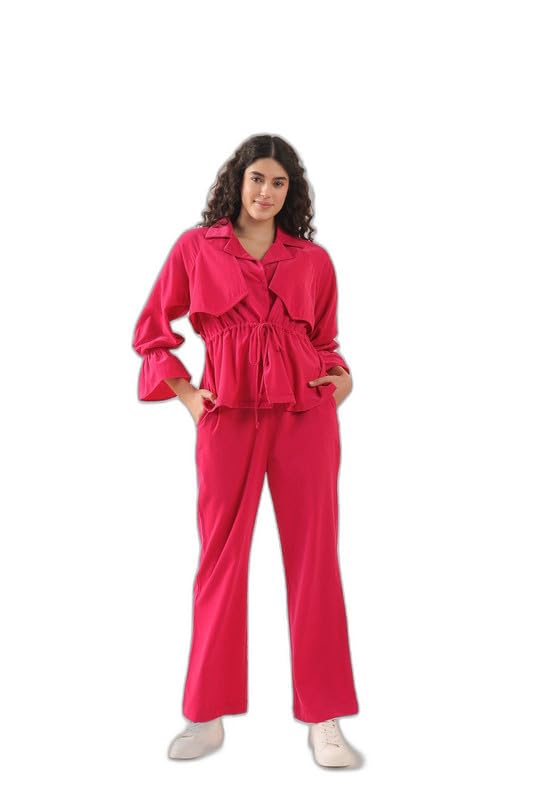 jisora Women's Pure Cotton Pink Winter Set-picture-12