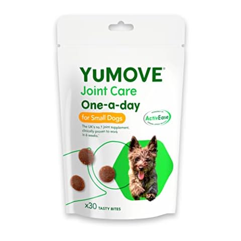 YuMOVE ONE-A-DAY Chews For Small Dogs | Joint Supplement for Stiff Dogs with Glucosamine, Chondroitin, Green Lipped Mussel | 30 Chews - 1 Month supply Cover
