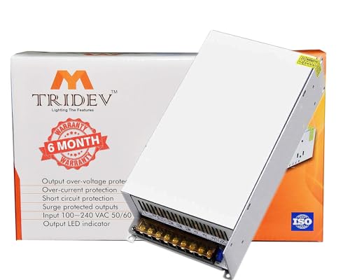 Image of TRIDEV TRADERS DC 12V 83A 1000W Switching Power Supply Universal Regulated Transformer (AC 220V /240V to DC 12Volt 83Ampere 1000Watts Suitable for LED Strips, car stereos, Wireless routers, Printers..