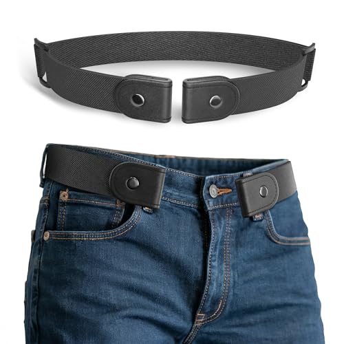 Metal Free No Buckle Stretch Belt for Men