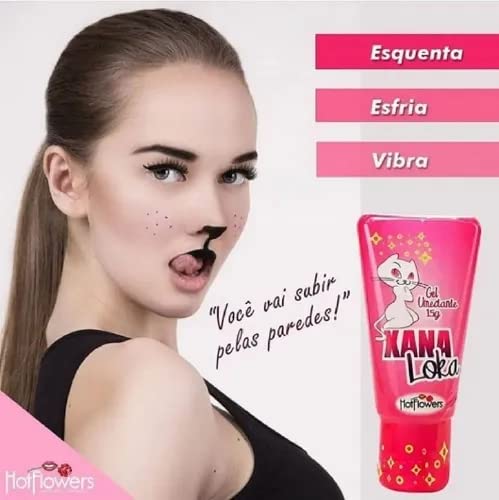 Kit 3 Xana Loka + 3 Ku Loko Gel Lubrificante Hotflowers 15g