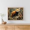 XTXGERL Paint by Number for Adults, Red Panda Ramble in Forest, Adult Crafts Paint by Numbers for Beginner, DIY Handmade Gifts 16x20 inch #2
