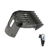 3-15mm Replacement Hair Clipper Comb for Philips QC5510 QC5530 QC5550 QC5560 QC5570 QC5580, Hair Clipper Head Positioning Comb Adjustable Clippers Trimmer Attachment Replacement Unisex Adults, Grey