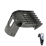 3-15mm Replacement Hair Clipper Comb for Philips QC5510 QC5530 QC5550 QC5560 QC5570 QC5580, Hair Clipper Head Positioning Comb Adjustable Clippers Trimmer Attachment Replacement Unisex Adults, Grey