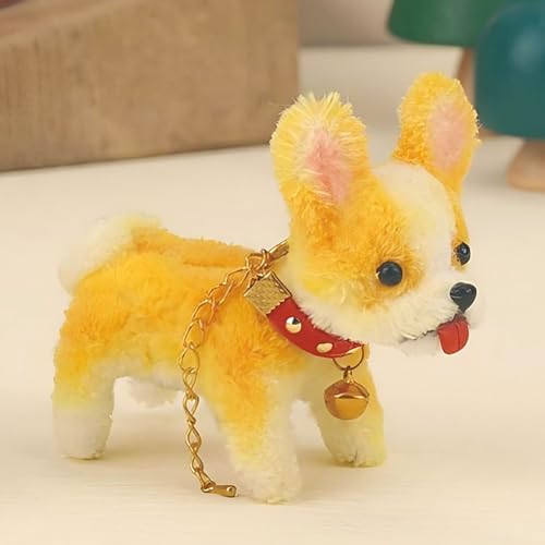 AURAFUL Craft Pipe Cleaners Set,Thick Fuzzy Coral Velvet Stem Thick&Ultra Dense Fur Handmade DIY Pet Doll Making Kits with Tutorial for Beginners