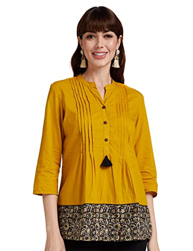 Image of Amazon Brand - Myx Women Cotton Short Kurti