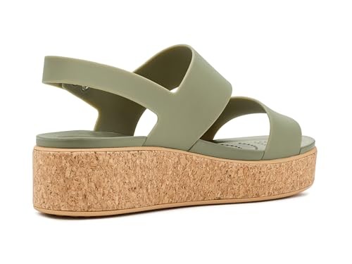 Image of Crocs Women's Brooklyn Cork Low Wedge