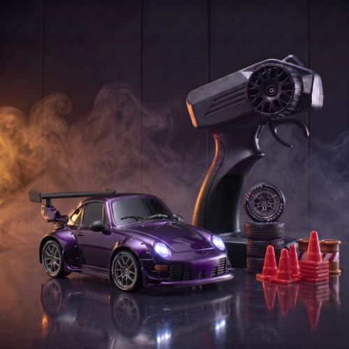 Image of Zipp Remote Control Car | 20Kmph, 2.4Ghz | Rc Drifting Car, Rc Car 4x4, Drift Car Remote Control Range Upto 100m, Multi-Mode LED Lights (Burnout Prism)