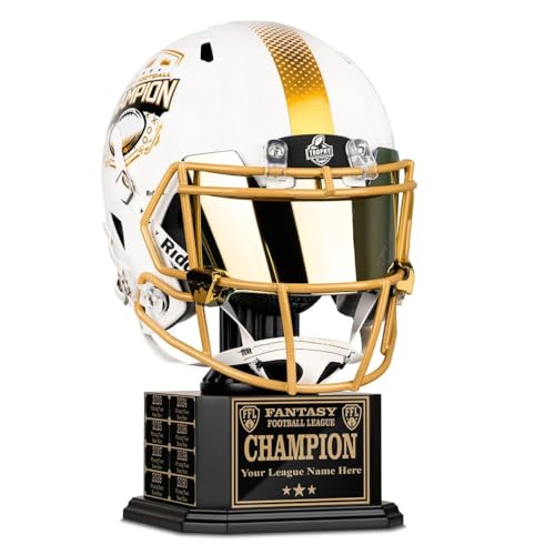 Fantasy Football League Championship Helmet (Helmet w/ Perpetual Base)