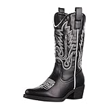 gabor stiefel keilabsatz schwarz Bequeme Passform - Die Elara Cowboy-Stiefeletten sind leicht zu Tragen, die Sohle und der Blockabsatz sorgen für ein angenehmes, bequemes Tragegefühl.