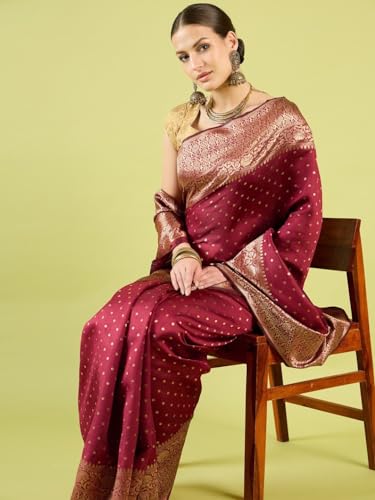 Image of Avantika Fashion Women's Kanjivaram Soft Silk Banarasi Sarees With Blouse Piece