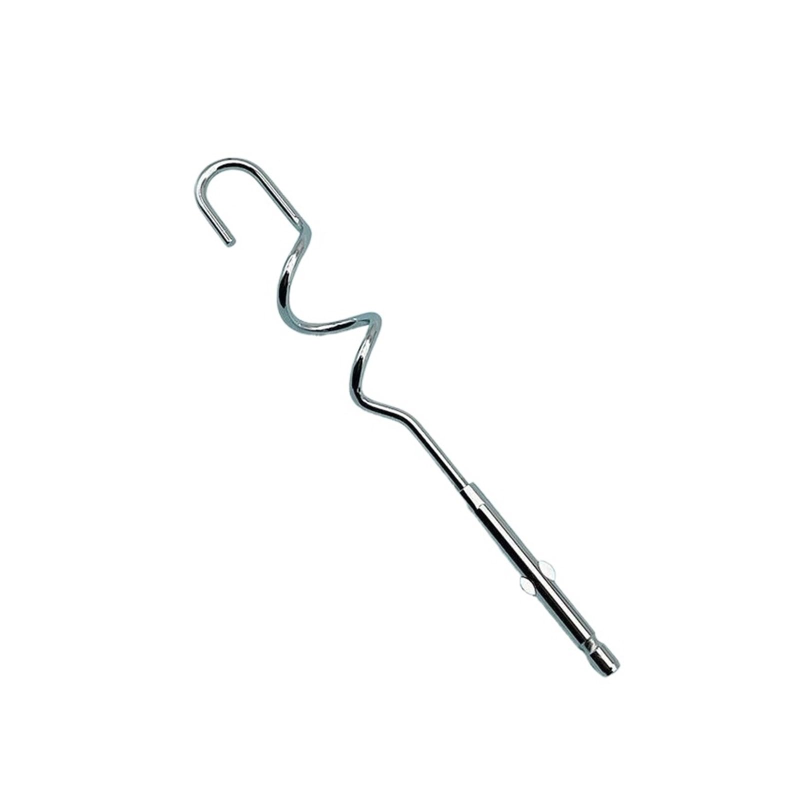Batidor de huevos acero inoxidable, gancho agitador, mezclador cocina multifunción for hornear y cocinar(B 1pcs)