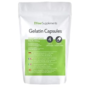 Lege gelatinecapsules | Maat 4 (250)