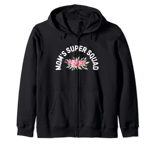 Camiseta Mom's Super Squad Sudadera con Capucha