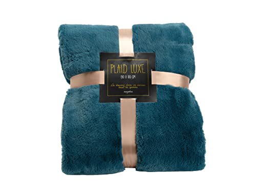 Amadeus - Plaid Luxe 130x170 émeraude Multicolore 144207 Taille Unique