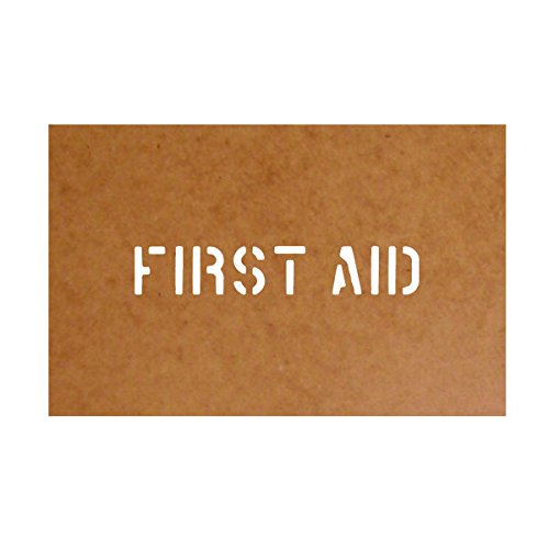 Copytec First Aid Pochoir Stencil ölkarton Bundeswehr Militaire US Army Compatible avec VW Iltis Faun kraki 640 pour laquage (2,5 x 14,5 cm) – ölkarton lackiersc hablone # 15136