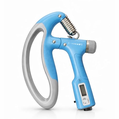 Image of Btag Hand Gripper with Counter - Adjustable Grip Strengthener, 100 KG Capacity for Forearm, Wrist & Finger Workout Men & Women (Sky Blue)
