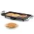 MegaChef Electric Grill with Non-Stick Coating, Removable Drip Tray & Adjustable Temperature Control, Versatile Small Kitchen Appliance (21 Inch Grill)