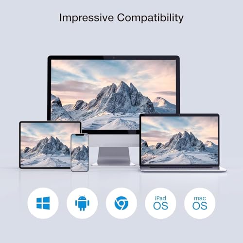 Image of EZCast Wireless HDMI Transmitter & Receiver, 4K 30Hz, Works with All TVs (Smart & Non-Smart), Screen Mirroring & Extending for Laptop /PC /PS5, 30m Range