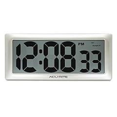 Acu Rite 13 . 5 ” Large Digital Indoor Wall Clock with Intelli Time Technology ( 75173 M)