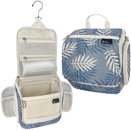 D&D Wanderlust Hanging Travel Toiletry Bag for Women & Men, Large Organizer