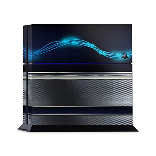 Zoomhit Ps4 Playstation 4 Console Skin Decal Sticker Blue Silver Metal + 2 Controller Skins Set #TOP22