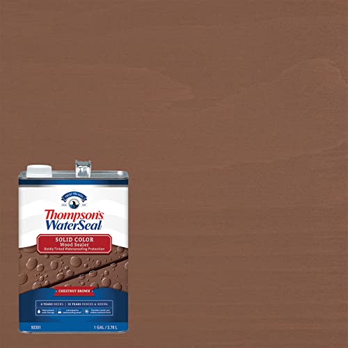 Thompson'S Water Seal TH.093301-16 Thompson’S Waterseal Solid Color Waterproofing Wood Stain And Sealer thumb #1