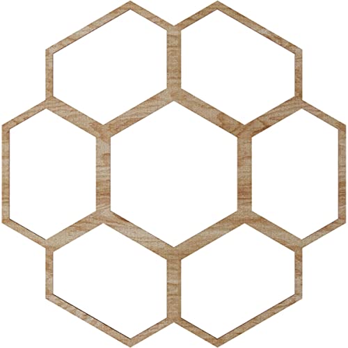 Image of Ekena Millwork 24 inchOD x 8 1 /2 inchID x 3 /8 inchT Florin Wood Fretwork Pierced Ceiling Medallion, Red Oak