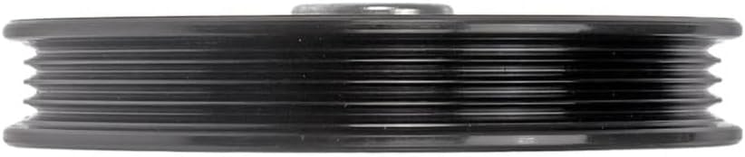 KarParts360 For Chrysler Voyager 2000 2001 2002 2003 Power Steering Pump Pulley | Phenolic | Serpentine Belt Type | Black Color | Press-Fit Mount Type | 4 Groove | Replacement For 4612383