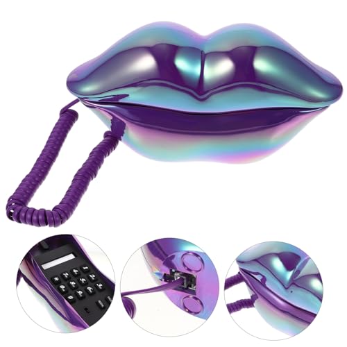 Support de téléphone à lèvres rétro STOBOK : ornement vintage et déco de table originale