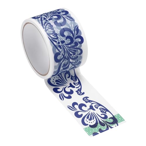 Washi tape Chinoiserie 30m ruban adhésif décoratif bleu phoenix pour loisirs créatifs