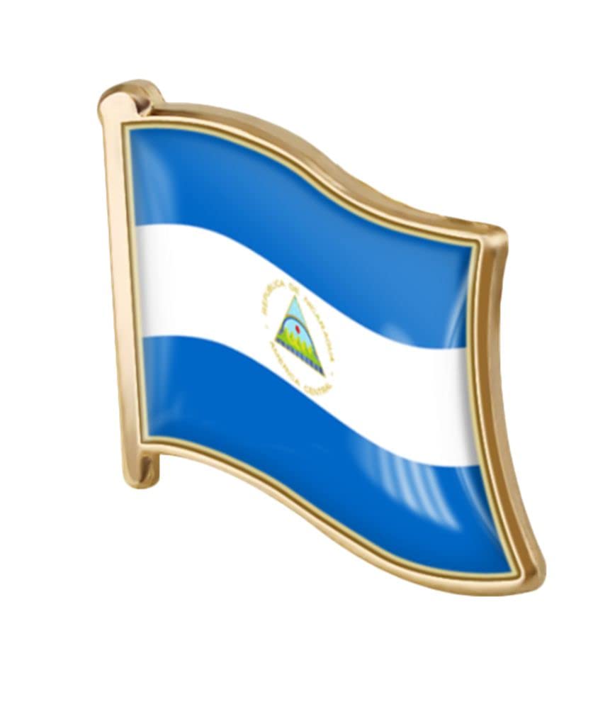 vmcoatdu Country Flag Pin Badge International Travel Brooch Metal Alloy Souvenir Pin for Hat Clothes Backpack