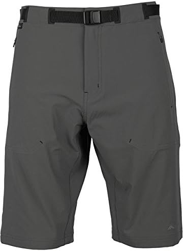 Macpac Trekker Shorts Mens, Forged Iron/Grey, Large