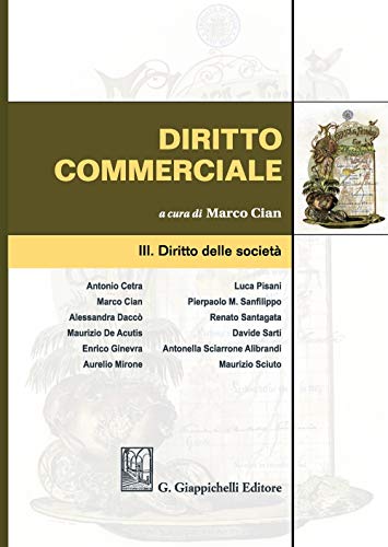 9788892109773 Diritto commerciale. Diritto delle società (Vol. 3)