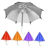 VALICLUD 5 Stück Teiliges Miniatur Regenschirm Bunte Diy Schirme mit Metallgestell Sichere...
