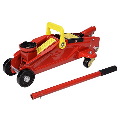 Goplus® New Mini Red Hydraulic Trolley Jack 2 Ton 4000 lbs Hydraulic