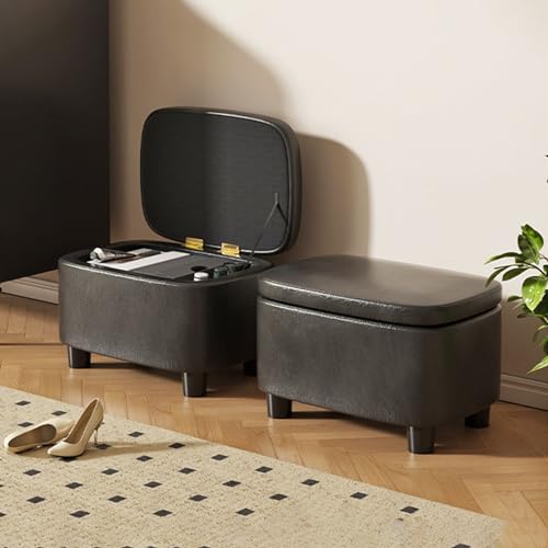 Siège supplémentaire pour salon compact, petit tabouret pour petits espaces - 3