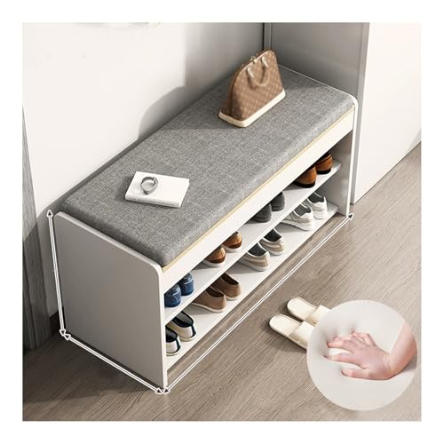 Poufs d'entrée de rangement pour éliminer le désordre des chaussures dans votre couloir