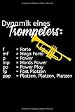  Dynamik Eines Trompeters: Liniertes Notizbuch Din-A5 Heft für Notizen