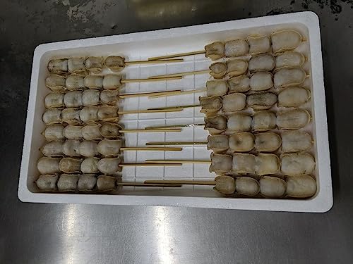 ペルー原料 あわび串(もどき)ロコ貝使用 4玉串 80本 串27cm/60g 業務用 冷凍