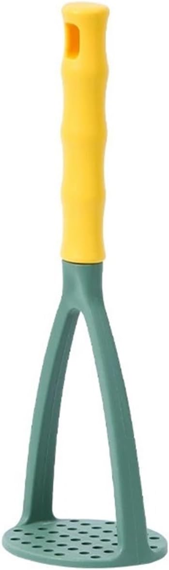 Compatible For 2PCS Hand Potato Masher Useful Soft Grip Press Crusher(Green)