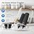 FACHIOO Gravity-Fed Water Filter System, Glass Countertop Water Filtration Dispenser with Wooden Stand and 2 Filters, 2.25 Gallon